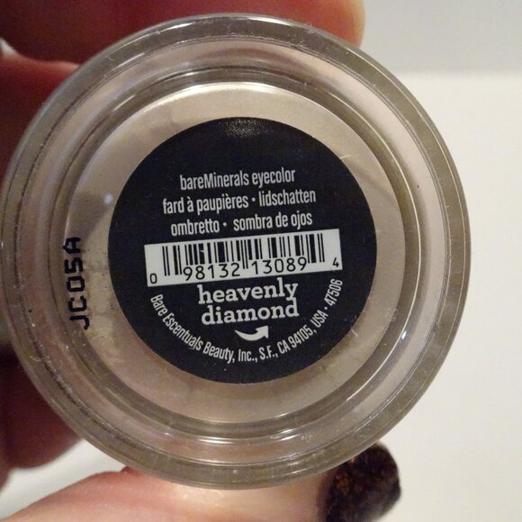 i.d. bareMinerals Eyecolor Loose Powder HEAVENLY DIAMOND .02 oz .57 g NEW - Picture 1 of 5